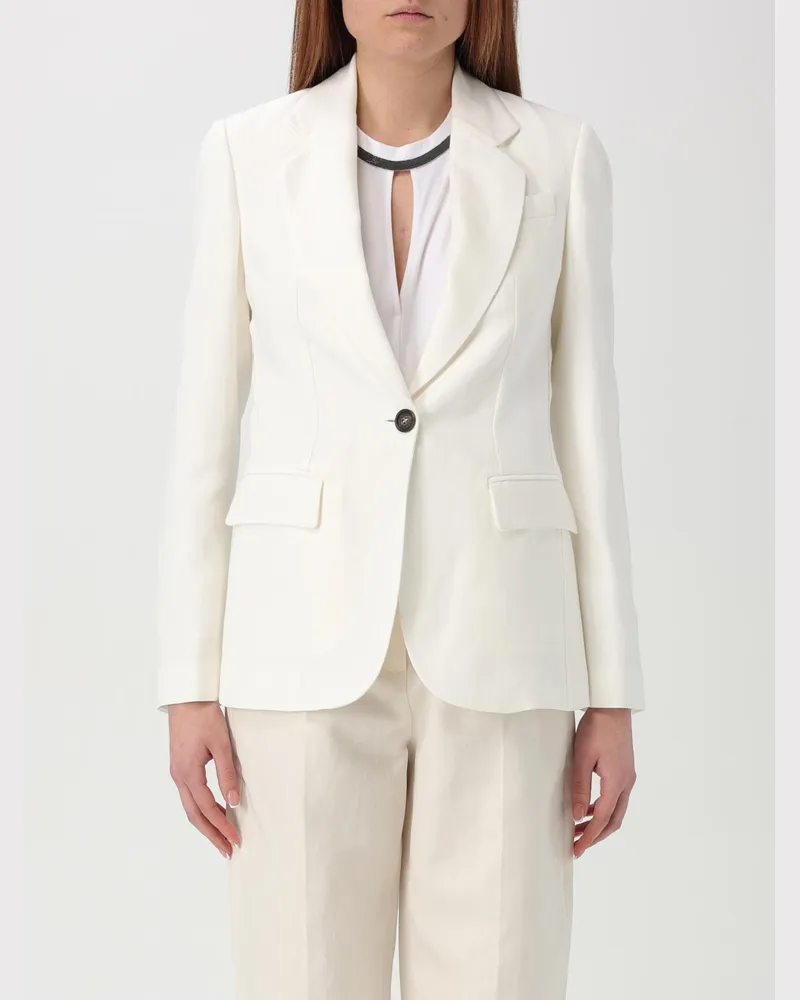 Brunello Cucinelli Jacke damen Weiß