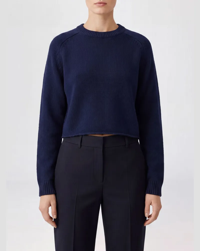 Lisa Yang Pullover damen Navy