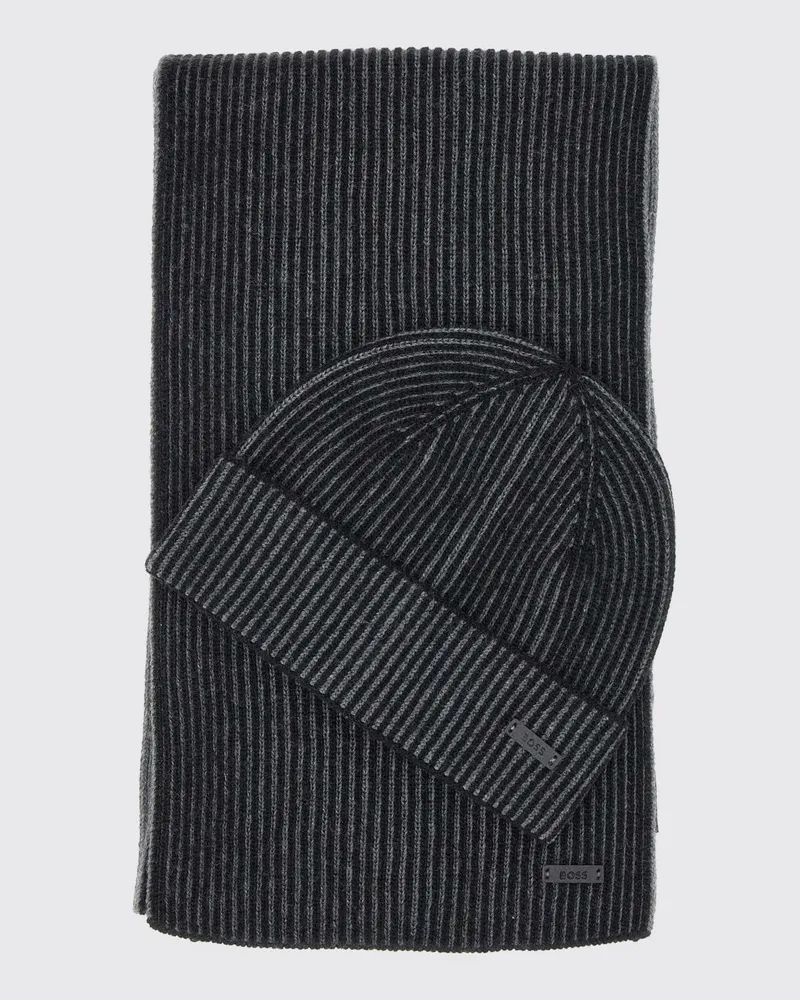 HUGO BOSS Schal herren Schwarz