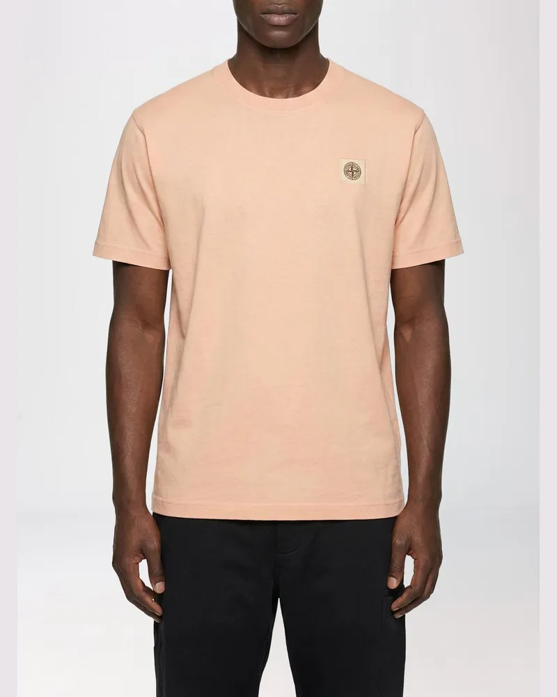 Stone Island T-shirt herren Pink
