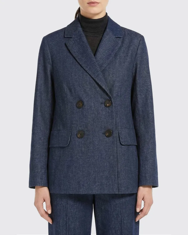 Max Mara Jacke damen Blau