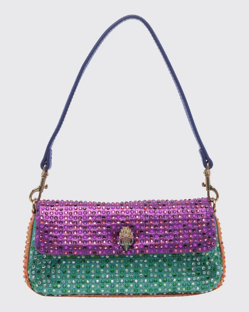 Kurt Geiger Schultertasche Pickle aus Polyester mit Kristallen und Strass Bunt