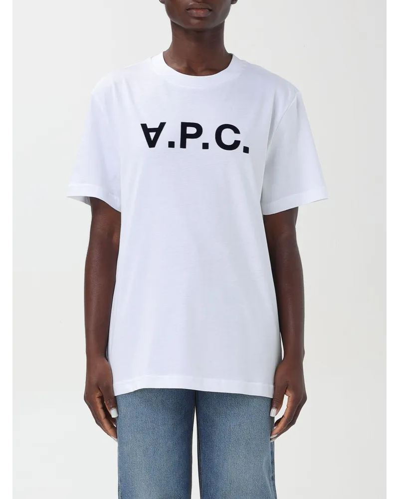 A.P.C. T-shirt damen Weiß