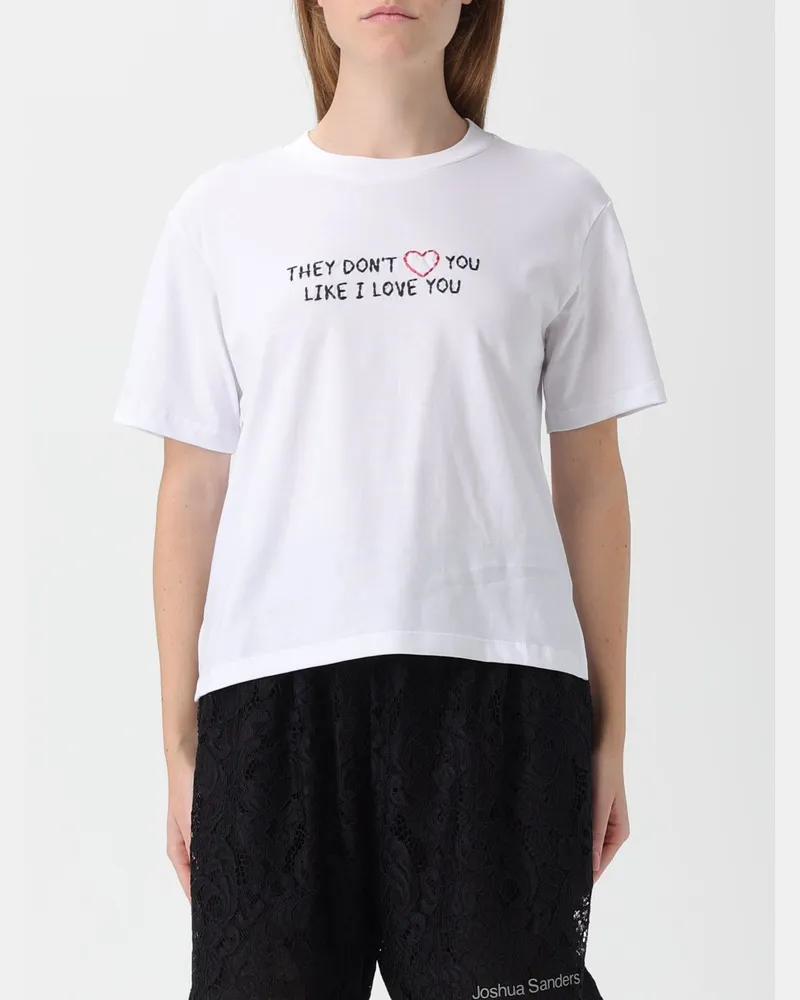 Joshua Sanders T-shirt damen Weiß