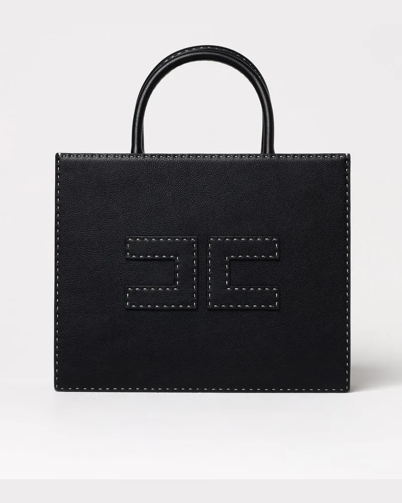 Elisabetta Franchi Schultertasche damen Schwarz