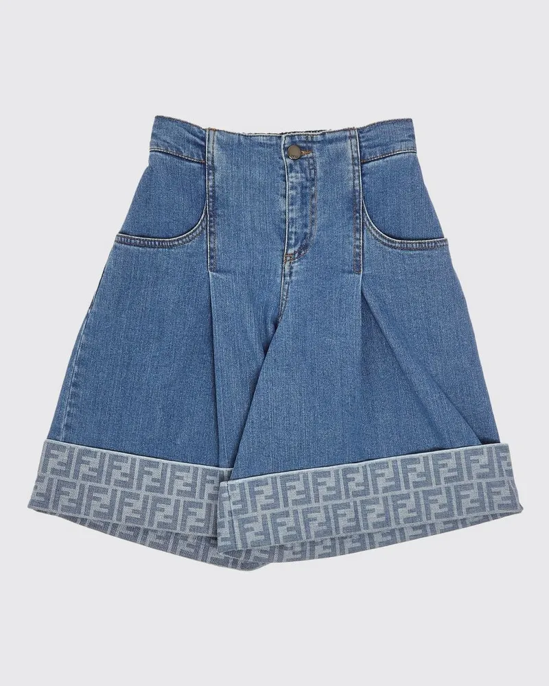 Fendi Shorts kinder Blau