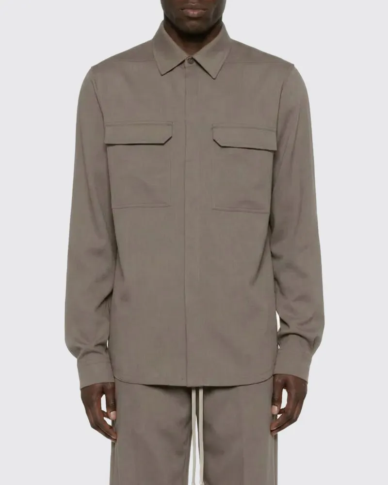Rick Owens Hemd herren Grau