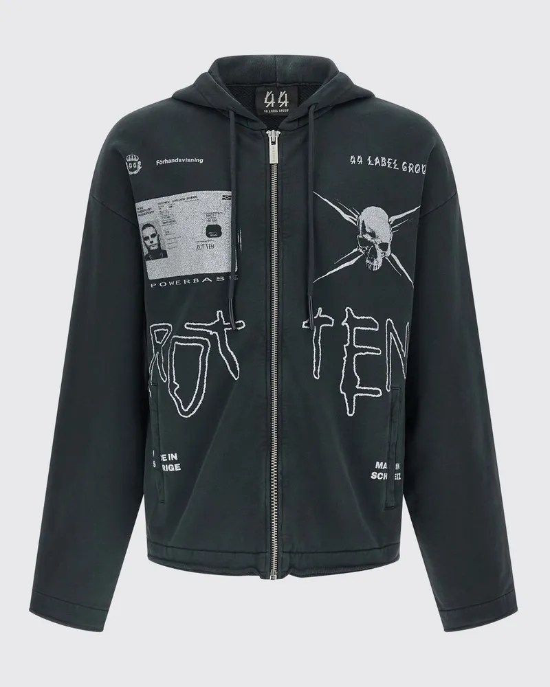 44 LABEL GROUP Sweatshirt herren Schwarz