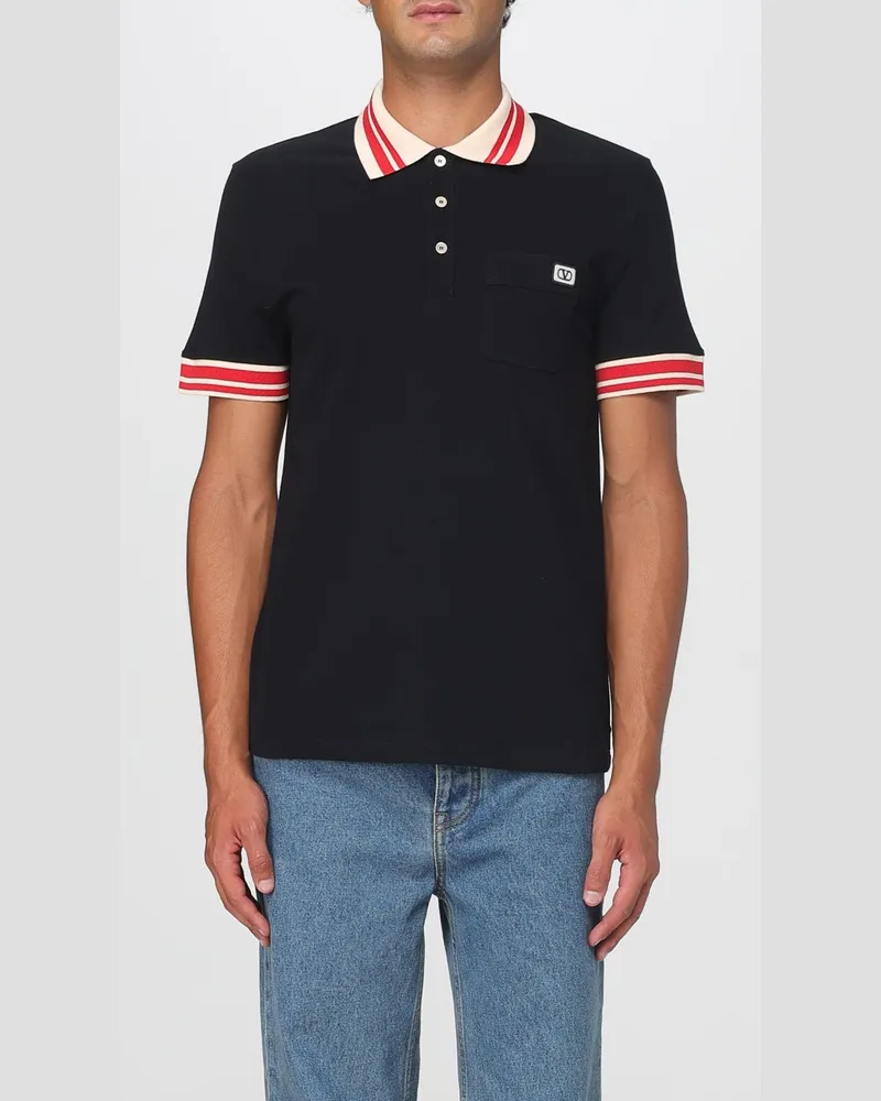 Valentino Garavani Polo herren Schwarz