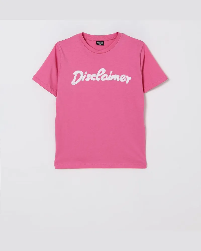 DISCLAIMER T-shirt kinder Pink