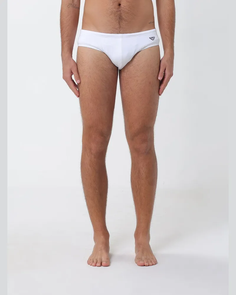 Emporio Armani Bademode herren Weiß
