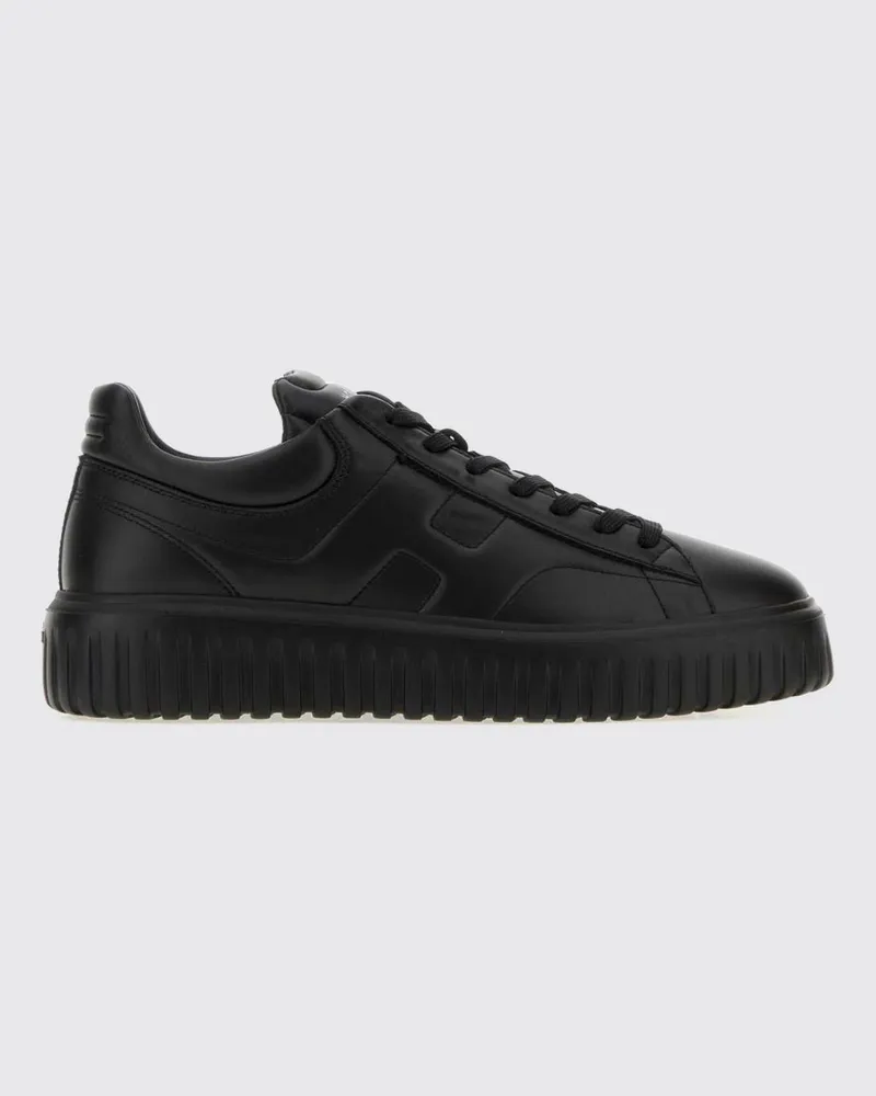 Hogan H-Stripes-Sneaker von aus Glattleder mit seitlichem H-Logo Schwarz
