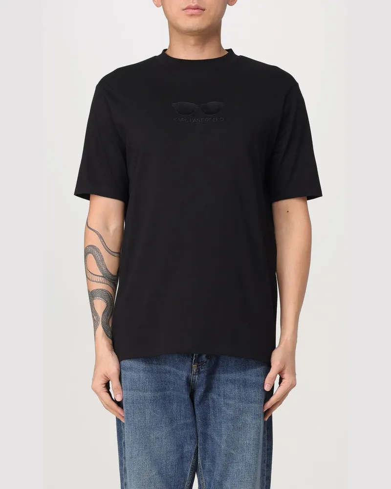 Karl Lagerfeld T-shirt herren Schwarz