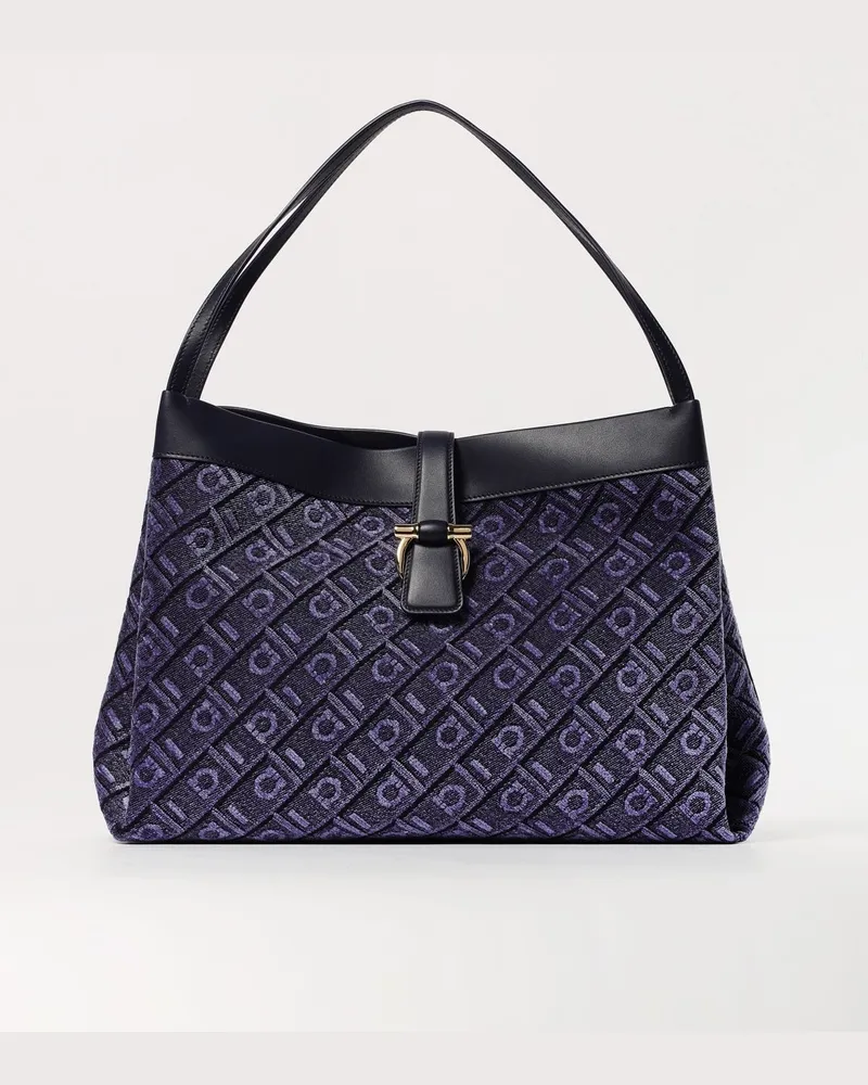 Ferragamo Schultertasche damen Navy