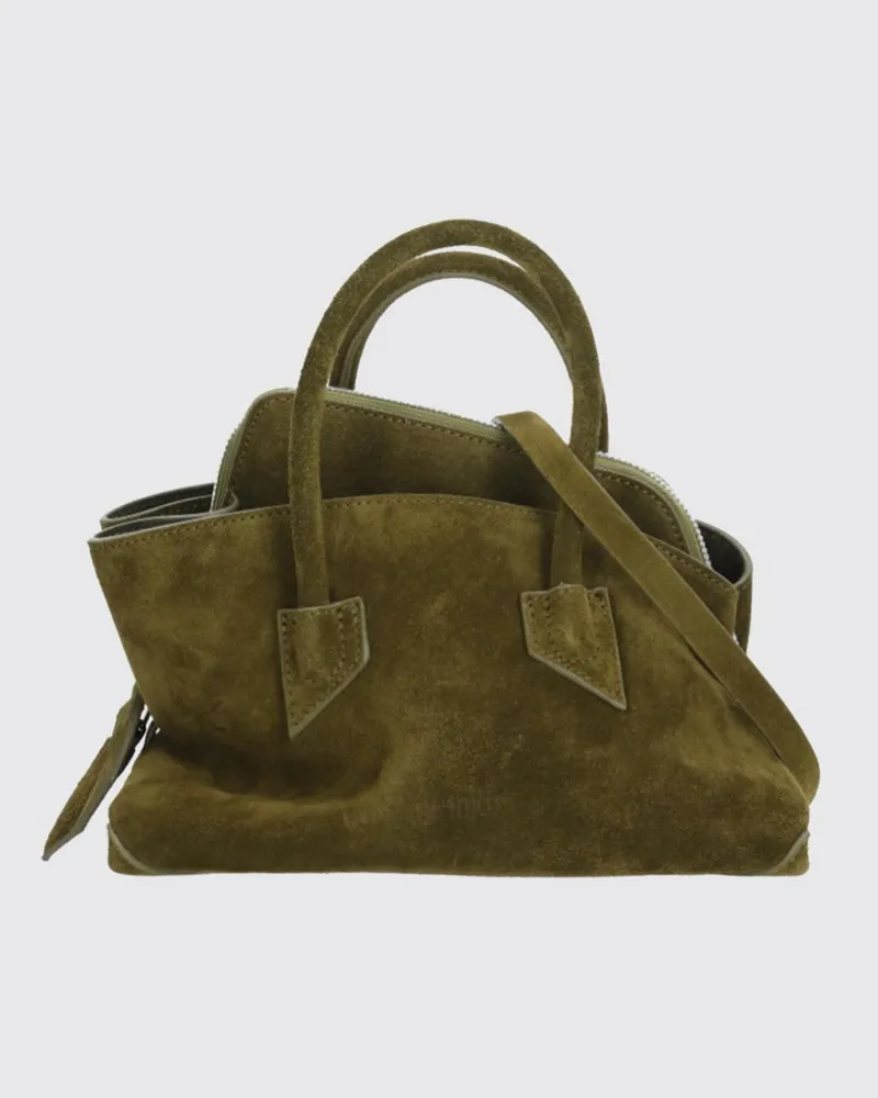 ATTICO La Passeggiata Wildledertasche Kaki