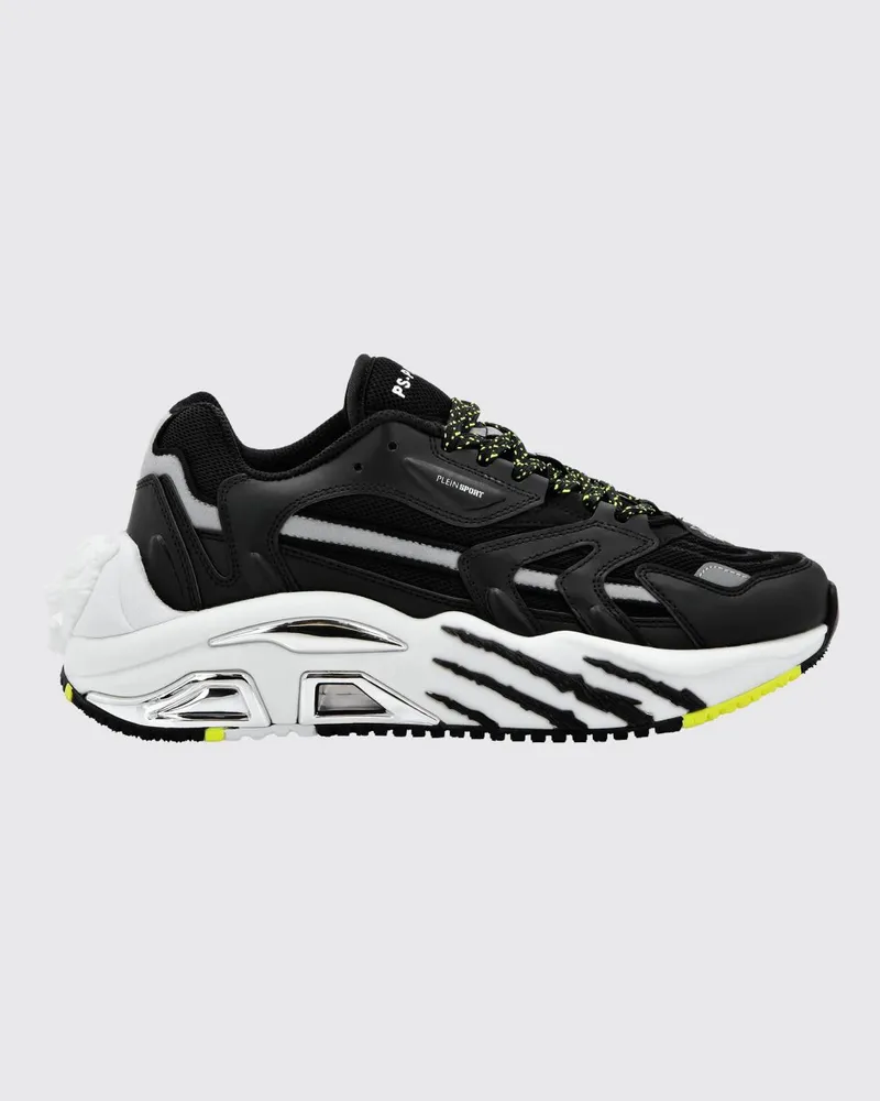 Philipp Plein PS.Project Gen.X-01 Sneakers aus Leder und Mesh in zweifarbigem Design Weiss