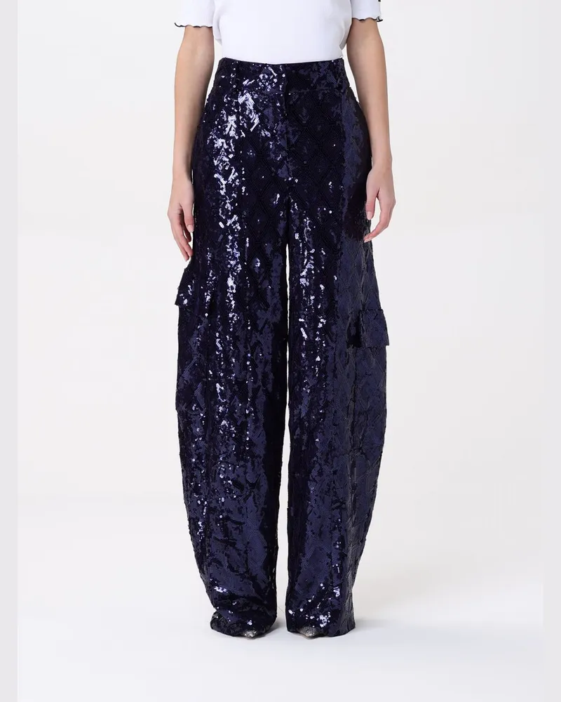 ROTATE Birger Christensen Hose damen Blau