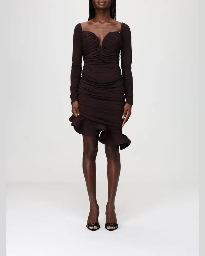 Elisabetta Franchi Kleid damen Braun