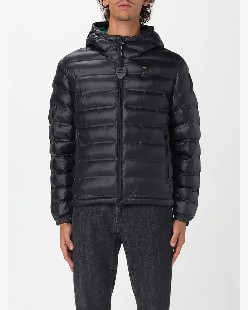 Blauer Jacke herren Schwarz