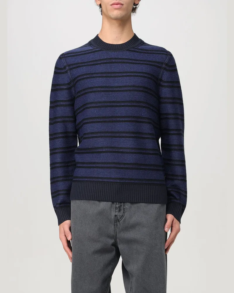 HUGO BOSS Pullover herren Blau