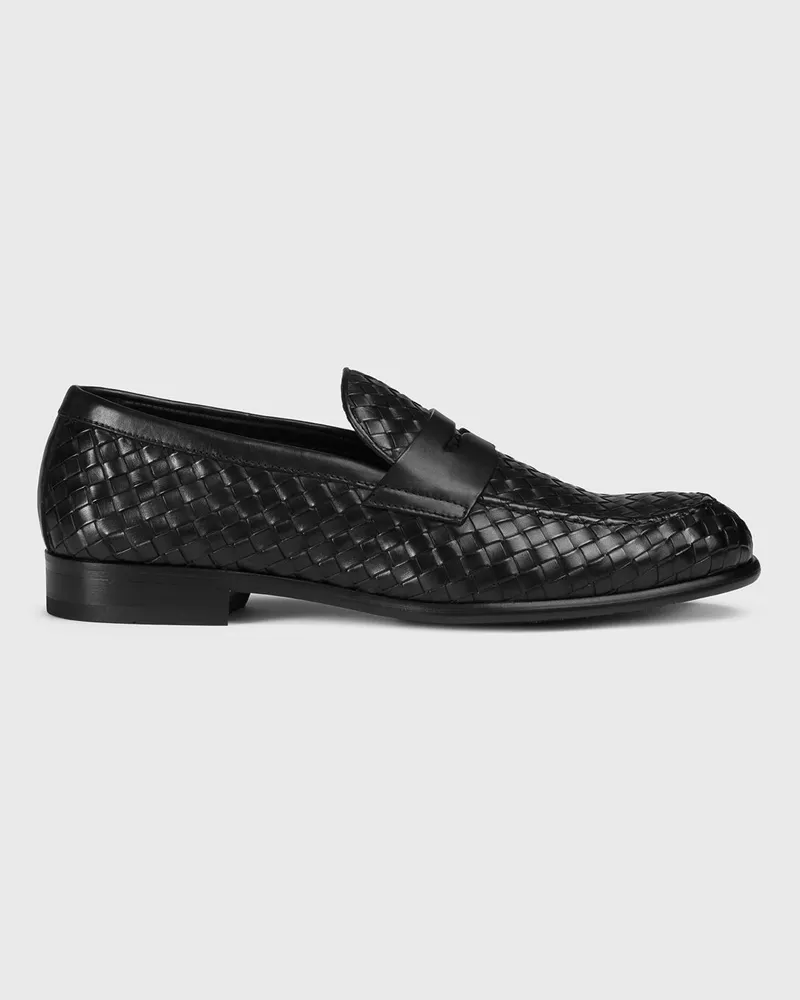 Doucal´s Mokassins herren Schwarz