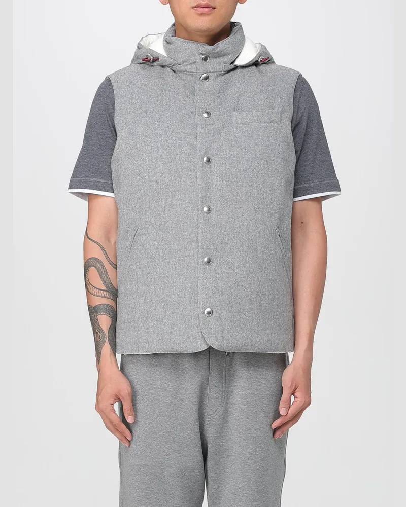 Brunello Cucinelli Jacke herren Grau
