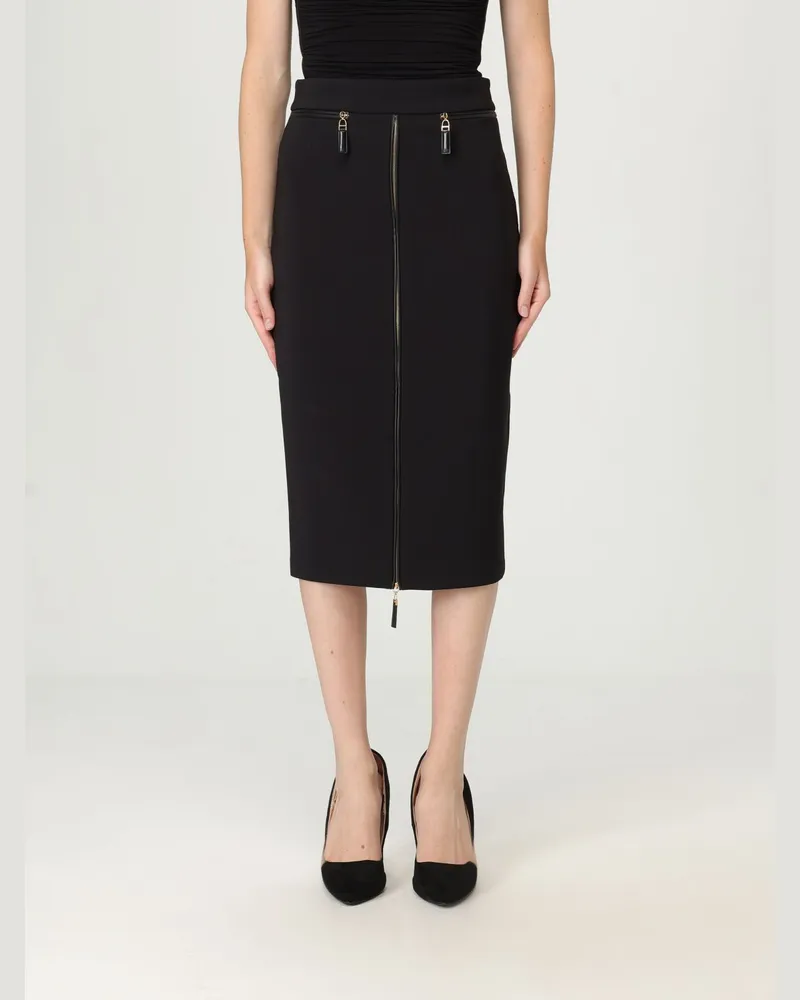 Elisabetta Franchi Rock damen Schwarz