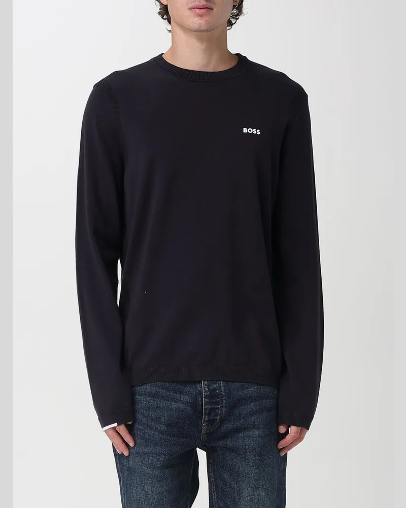 HUGO BOSS Pullover herren Blau