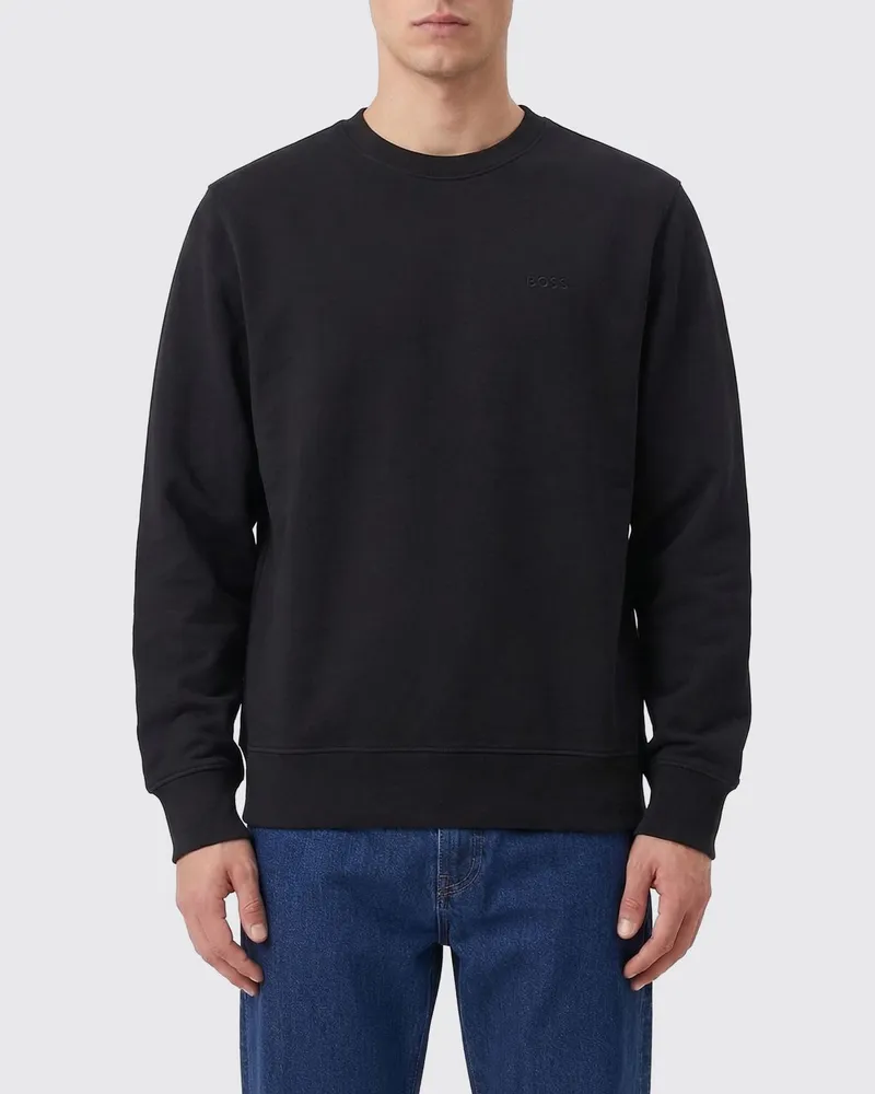 HUGO BOSS Sweatshirt herren Schwarz