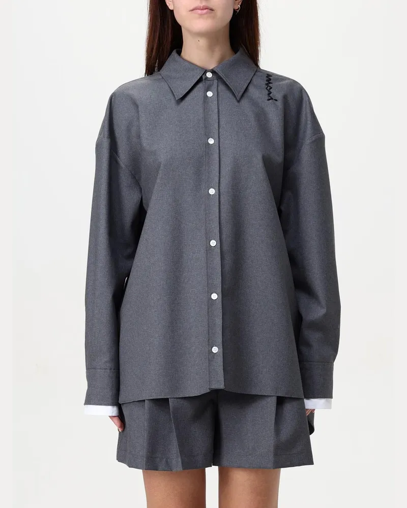 Marni Hemdbluse damen Grau