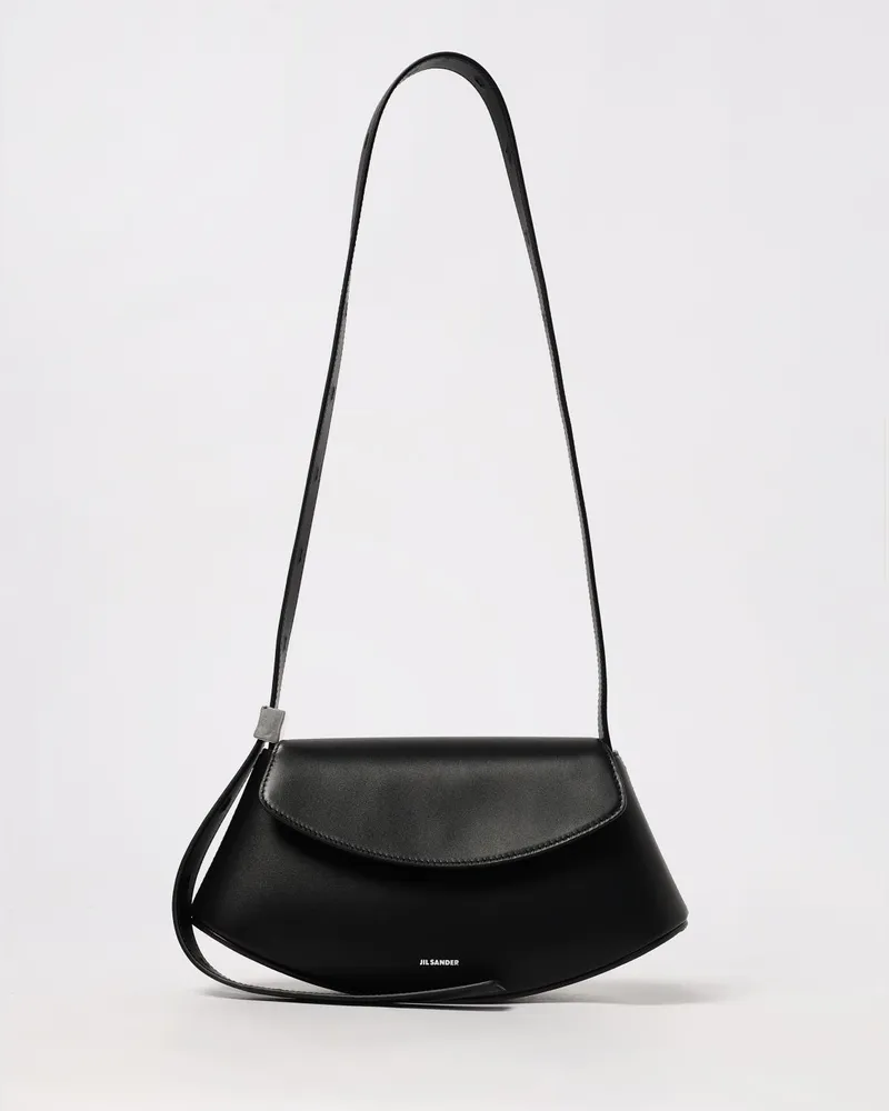 Jil Sander Schultertasche damen Schwarz