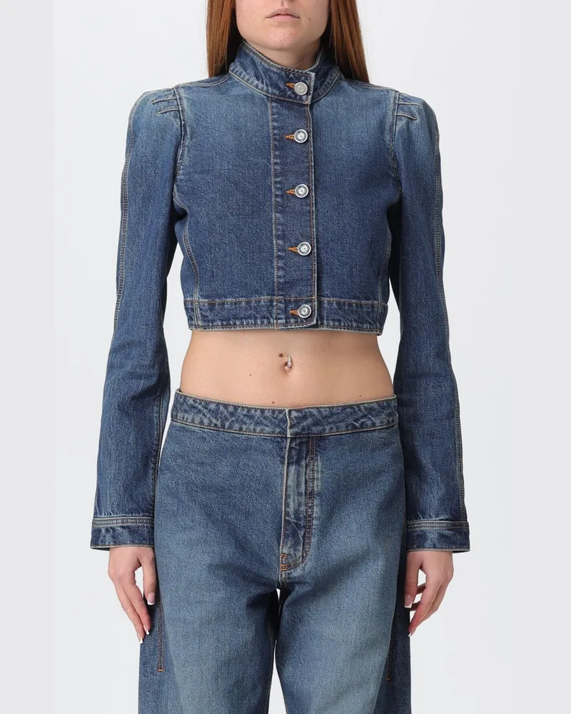 Alaïa Jacke damen Blau
