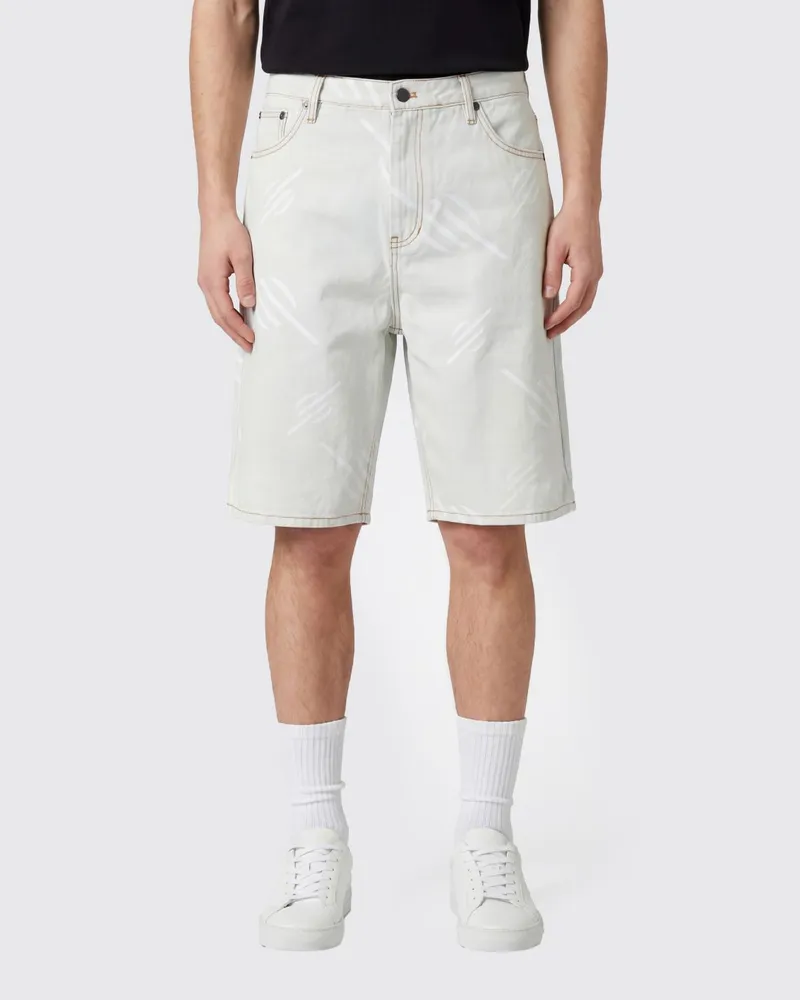 Daily Paper Baumwoll-Denim-Shorts Grau