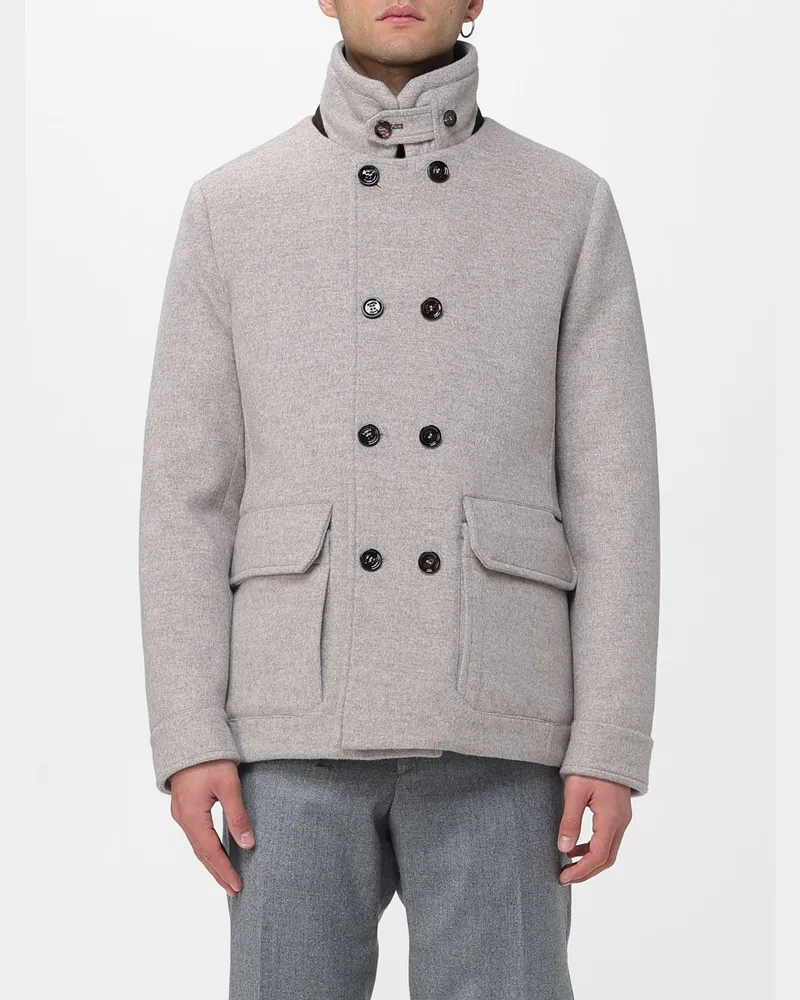 MOORER Mantel herren Grau