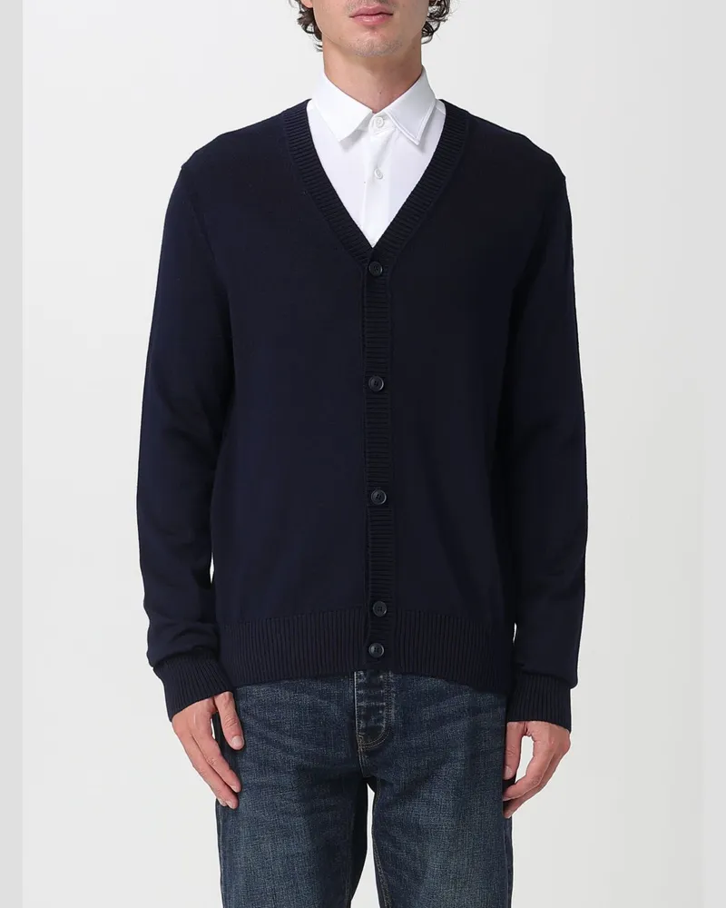 HUGO BOSS Strickjacke herren Blau