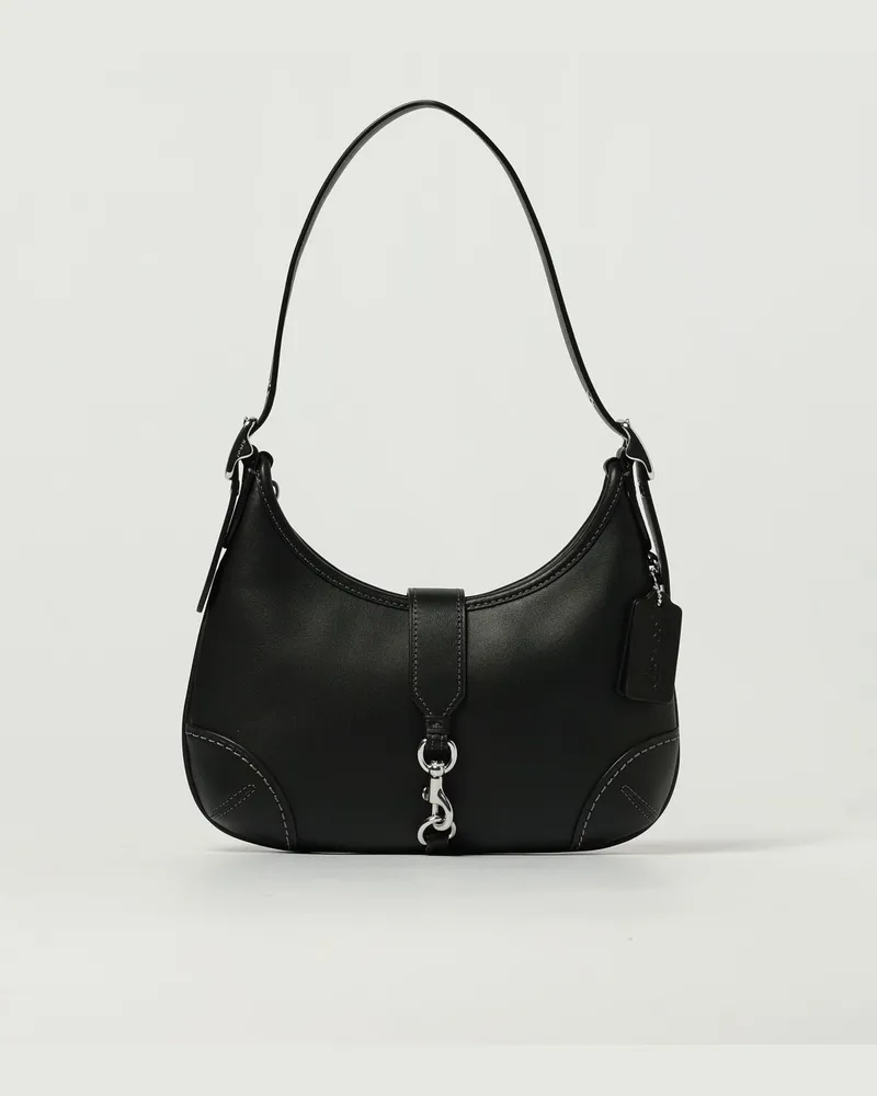 Coach Schultertasche damen Schwarz