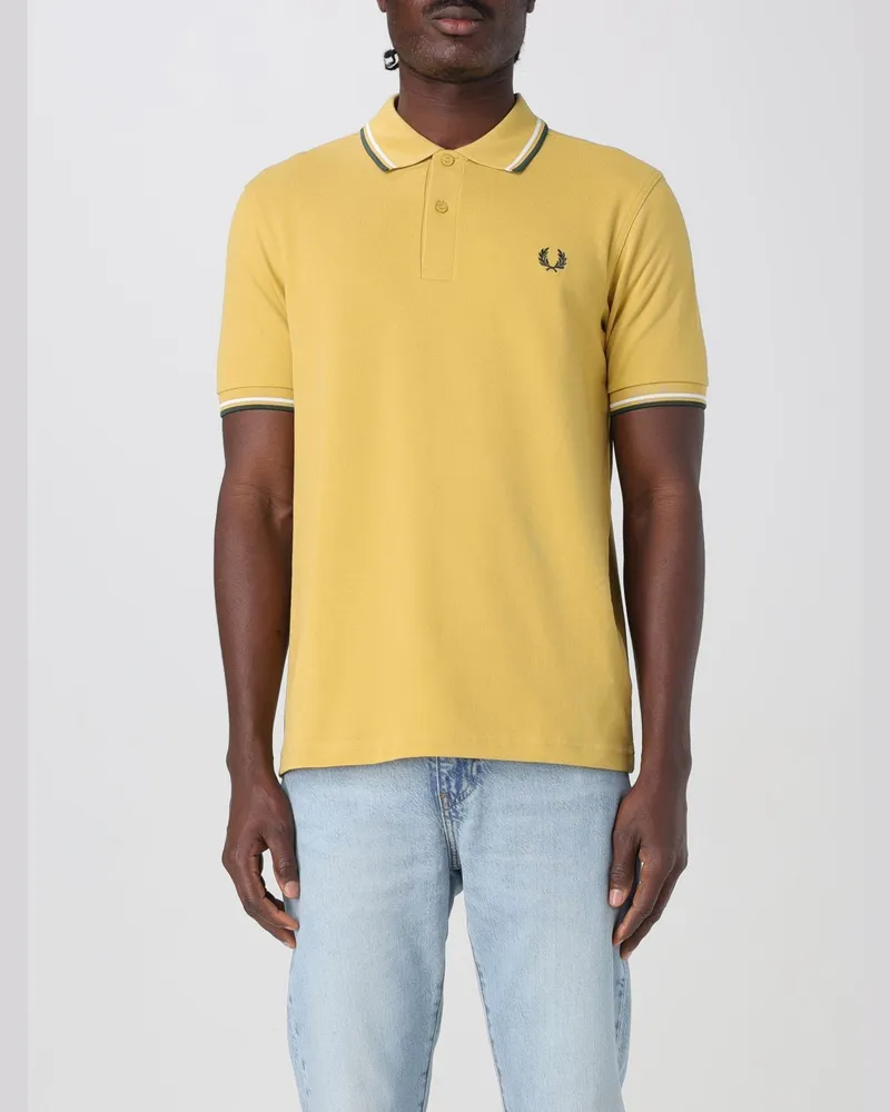 Fred Perry T-shirt herren Gelb