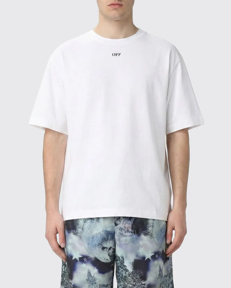 OFF-WHITE T-shirt herren Weiß