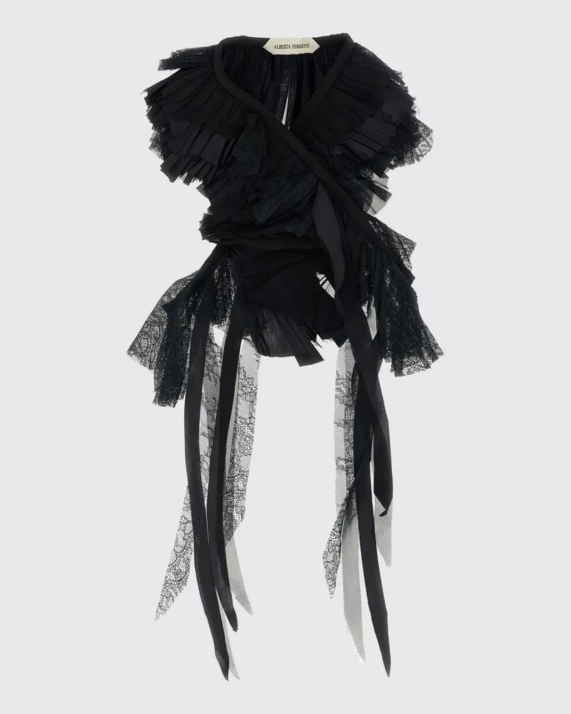 Alberta Ferretti Pelerine damen Schwarz