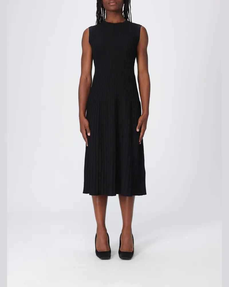Max Mara Egizio Midi-Strickkleid Schwarz