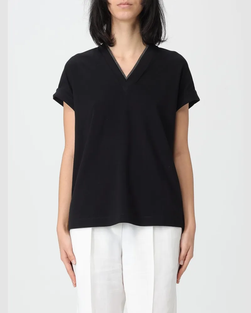 Brunello Cucinelli T-shirt damen Schwarz
