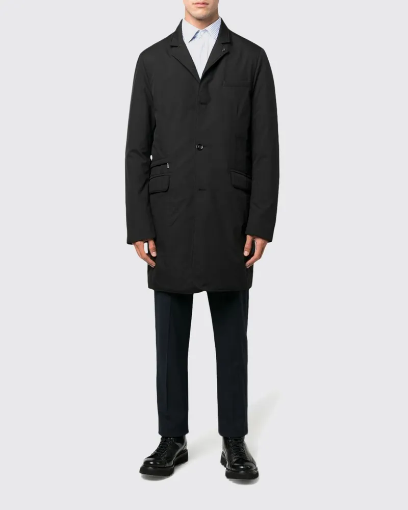 MOORER Mantel herren Schwarz