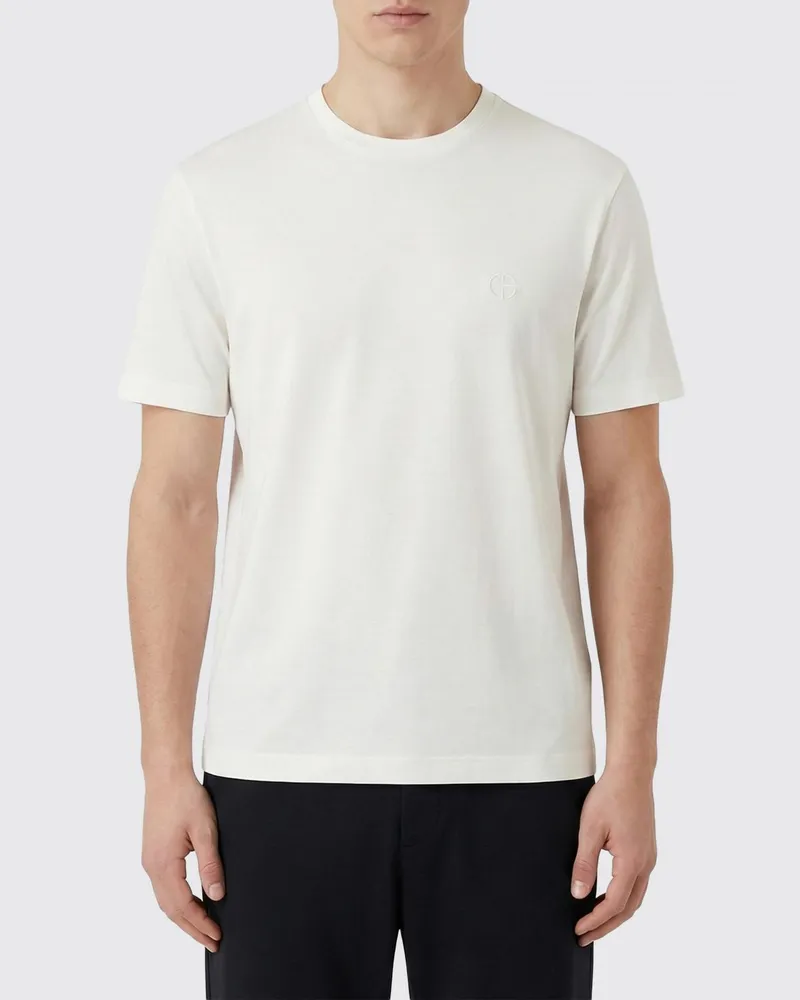 Giorgio Armani T-shirt herren Weiß