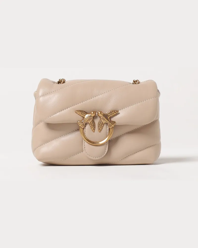 Pinko Schultertasche damen Beige
