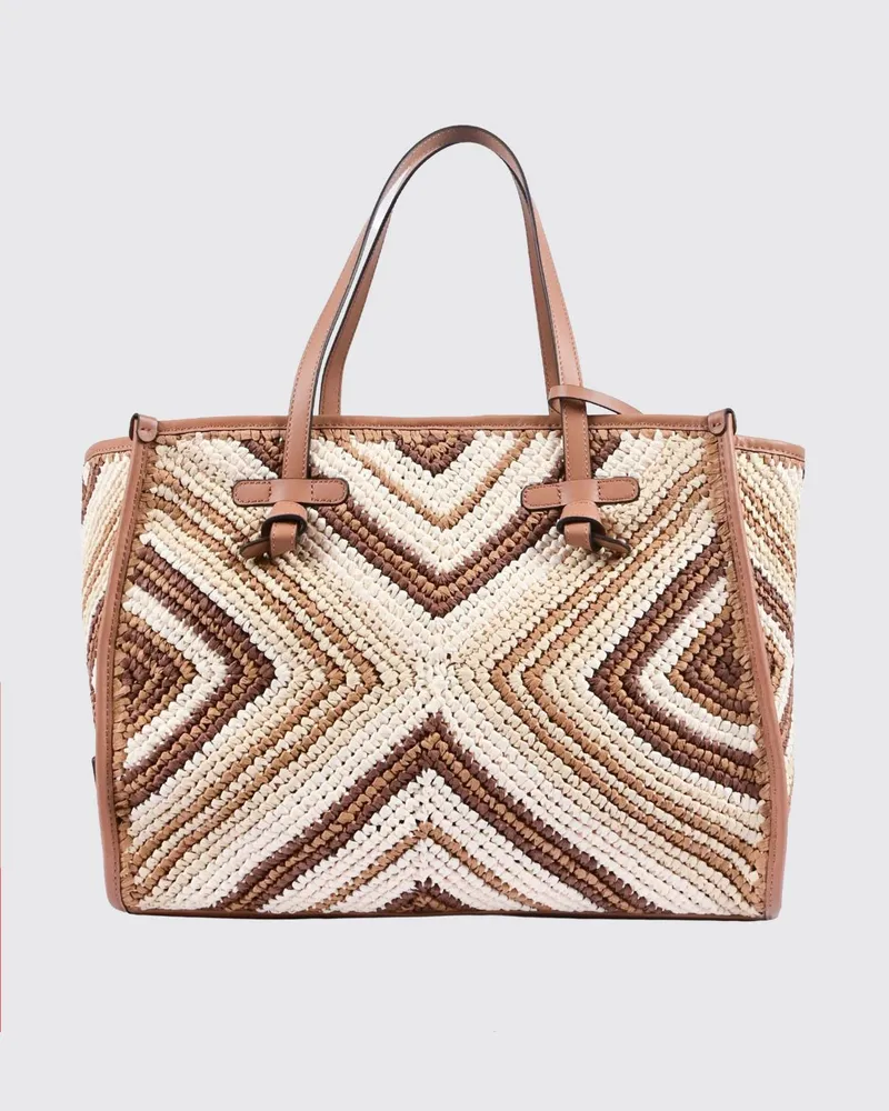 Gianni Chiarini Marcella Häkel-Basttasche Braun