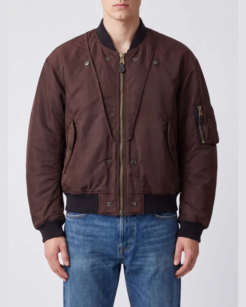 Maison Margiela Wendbare Nylon-Bomberjacke von mit winddichtem Finish Bunt