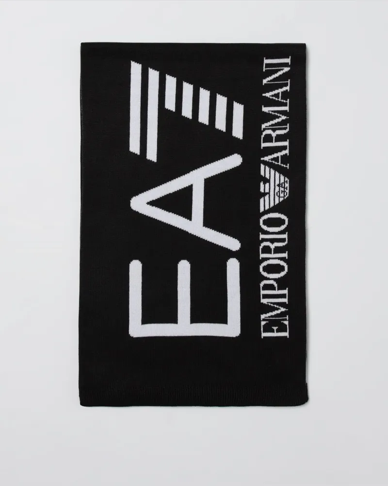 EA7 Schal herren Schwarz