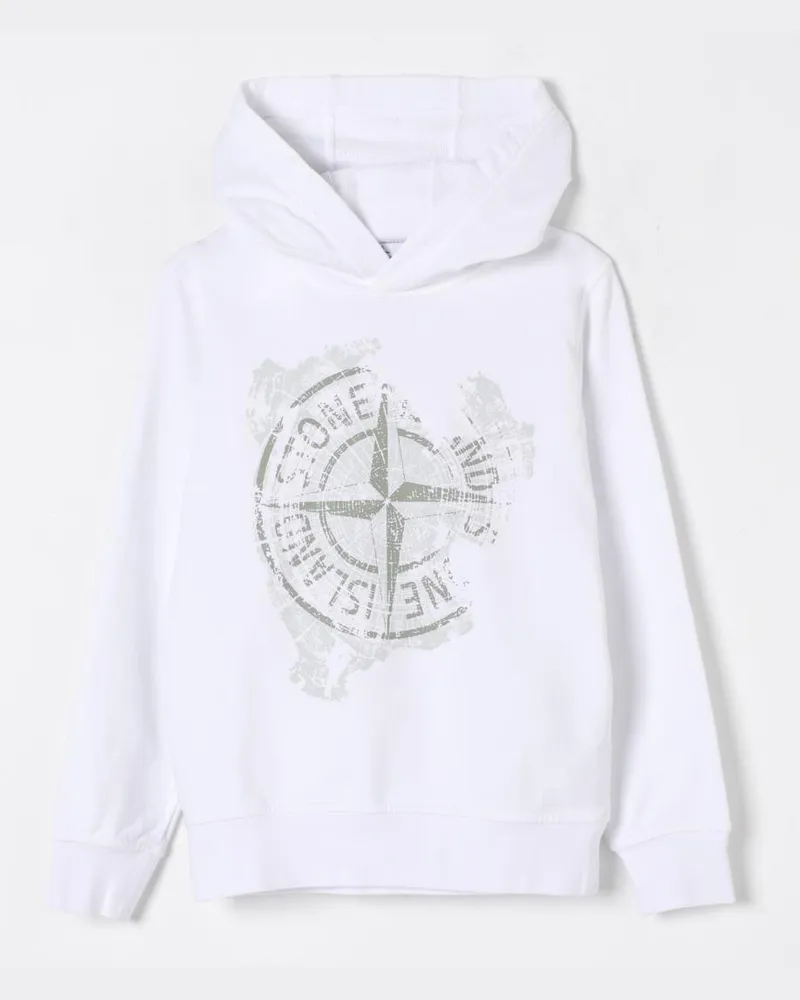 Stone Island Pullover kinder Weiß