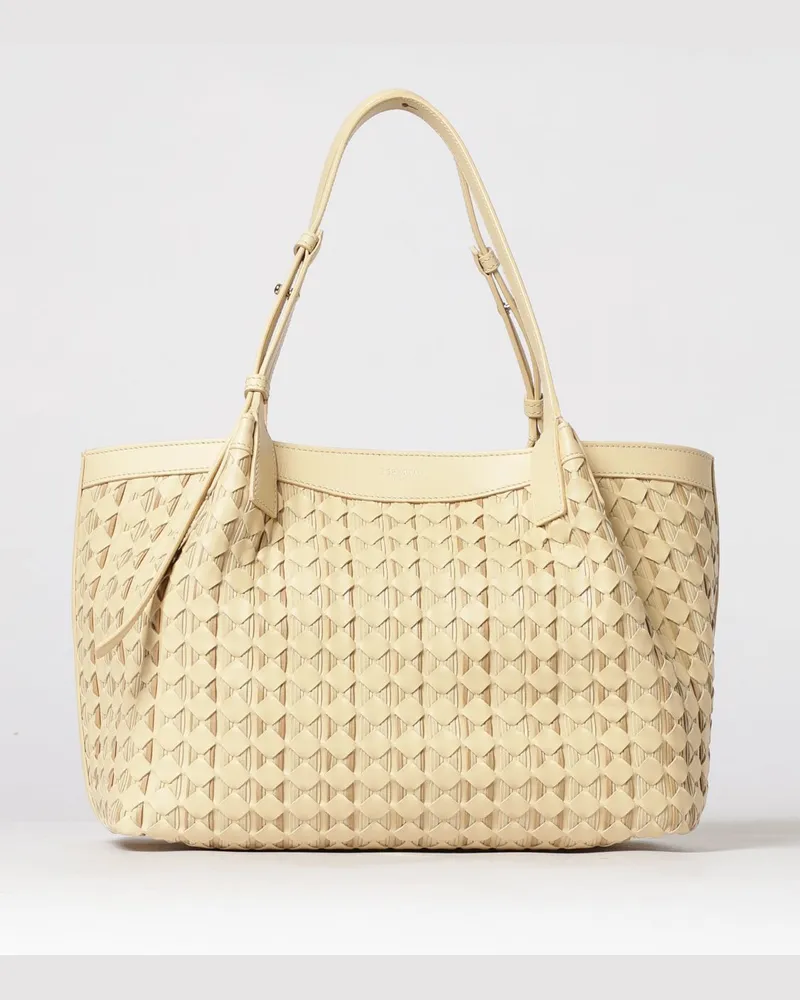 Serapian Schultertasche damen Beige