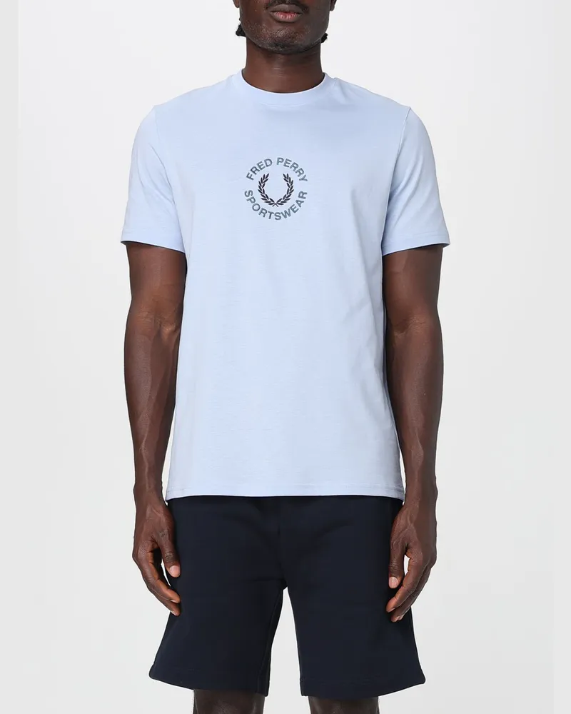 Fred Perry T-shirt herren Hellblau